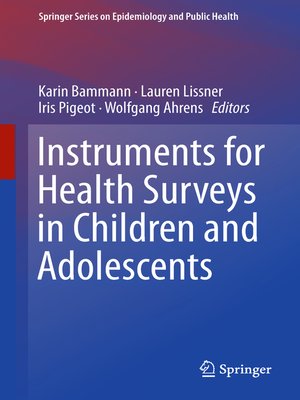 cover image of Instruments for Health Surveys in Children and Adolescents
